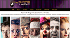 Desktop Screenshot of masqueradecostumes.co.za